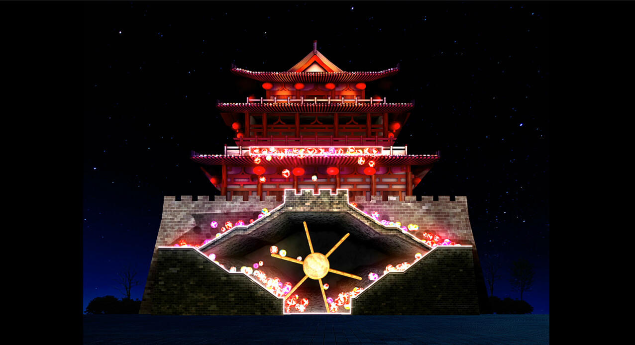 建筑3d投影秀 建筑3d投影秀