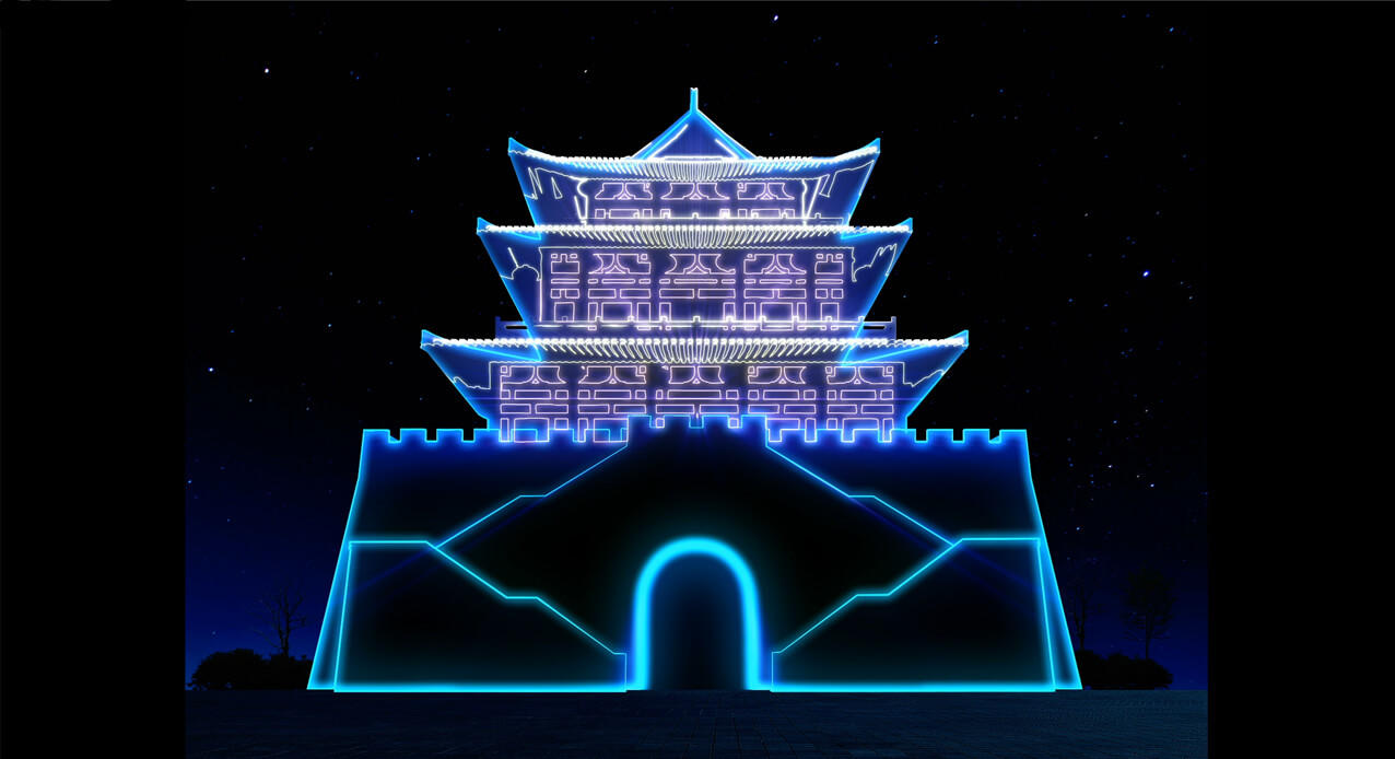 建筑3d投影秀 建筑3d投影秀