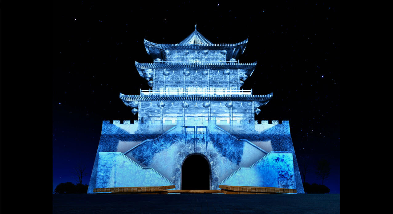 建筑3d投影秀 建筑3d投影秀